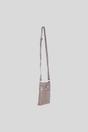 Grey Real Leather Crossbody Bag with Adjustable Strap, Image 5 of 5