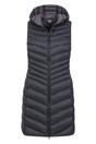 Black Florence Padded Long Gilet, Image 3 of 5