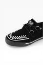 Black TUK Footwear Black Pointed Creeper Sneaker Suede Shoes, Image 5 of 8