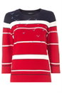Red Nautical Bird Embroidered Stripe Jumper, Image 5 of 5