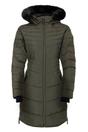 Khaki Striking IIII Mid Length Padded Jacket, Image 1 of 4
