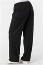 Black Curve Wide Leg Lounge Pants, Image 3 of 4