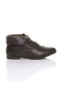 Brown AJVANI Brown Pixie Granny Ankle Boots, Image 2 of 5