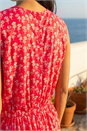 Coral Petite Printed Cropped Jumpsuit, Image 4 of 4