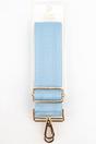 Light Blue Sarta Light Blue Plain Woven Wide Bag Strap, Image 4 of 4