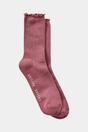 Light Pink Four-Pair "Briar Rose Pinks & Greens" Cotton Sock Gift Box, Image 4 of 6