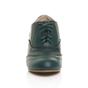 Teal AJVANI Teal Mid Heel Brogue Ankle Boots Shoe Boots, Image 6 of 6