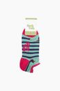 Green Winding Sausage Dog Bamboo Trainer Socks, Image 4 of 4