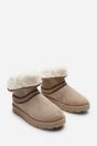 Camel 'Flora'  Flat Slippers Embroidered Trim Detail, Image 6 of 8