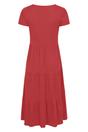 Rust Malaga Tiered Broderie Sleeve Dress, Image 2 of 3