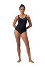 Charcoal Plain One Piece Swimsuit, Image 5 of 5