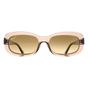 Brown Ray-Ban Brown Oval Transparent Beige Brown Gradient Polarized RB2221, Image 1 of 3