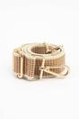 Tan Rattan Woven Wide Bag Strap, Image 3 of 4
