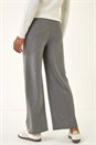 Charcoal Pinstripe Jersey Stretch Trousers, Image 3 of 5