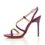 Purple AJVANI Purple High Heel Party Barely There Sandals, Image 3 of 6