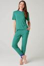 Green British Boxers Green "Sunny St Ives" Bamboo Pyjama Set, Image 1 of 4