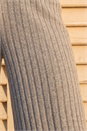 Grey Dusk Pleated Wide Leg Stretch Trouser, Image 4 of 4