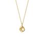Gold Dripping Molten Natural Textured Sterling Silver Authentic Pendant Necklace, Image 1 of 4