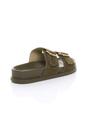 Pale Green AJVANI Pale Green Flatform Double Buckle Footbed Sandals, Image 4 of 4