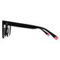 Black Benetton Black Square Solid Black Pink Dark Grey BE5086, Image 3 of 3