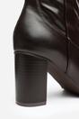 Dark Brown 'Ainsley' Block Heel Knee High Boots, Image 4 of 6