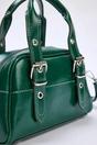 Green WOVCOR Green Contrast Stitch Mini Bowling Grab Bag, Image 2 of 3