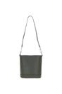Khaki Ashwood Leather Khaki Elegant Crossbody Bucket Bag, Image 5 of 6