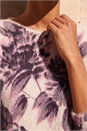 Light Pink Floral Print Fluffy Knit Jumper, Image 4 of 4