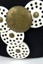 White Large Disc Belt, Image 2 of 2