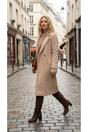 Chocolate iKrush Chocolate Lunara Suede Knee High Block Heel Boots, Image 1 of 8