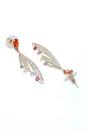 Gold AVANT-GARDE PARIS Gold Feather drop Earrings, Image 3 of 4