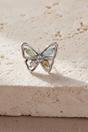 Multi Sterling Silver Colourful Butterfly Studs, Image 5 of 5