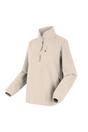 Cream Frankie Quarter Zip Fleece Top, Image 4 of 5