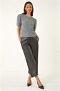 Grey Dusk Sparkly Diamante Knit Jumper, Image 2 of 5