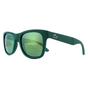 Green Rectangle Unisex Folding Matt Green Green Sunglasses, Image 2 of 4