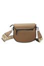 Beige Flap-Over Crossbody with Coin Pouch, Image 6 of 6