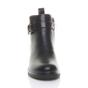 Black AJVANI Black Flat Low Heel Ankle Boots, Image 6 of 6