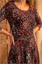 Copper Speckled Hanky Hem Dress, Image 4 of 4