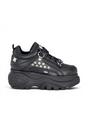 Black Womens Chunky Platform Trainers -1339-14, Image 1 of 6