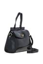 Black Medium Real Leather Grab Bag, Image 4 of 4