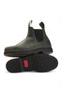 Dark Green Booma 607 Moss Leather Chelsea Boots, Image 3 of 5
