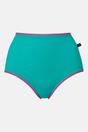Teal Pack of Three "Amusements" Cotton Full Briefs, Image 6 of 7
