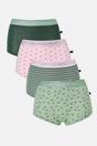 Multi Pack of Four "Juniper" Bamboo Hipster Boxers Briefs, Image 1 of 6