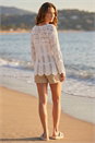 White Petite Open Knit Jumper, Image 3 of 4