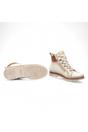 White Women’s Ankle Trainers Boots-W3W-8564, Image 7 of 8