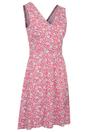 Red Newquay Blossom Sleeveless Midi Dress, Image 3 of 3