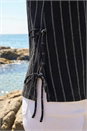 Black Stripe Side Tie Detail Top, Image 4 of 4