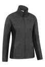 Black Idris Panelled Fleece Jacket, Image 5 of 5