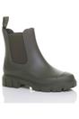 Khaki Wellies Chelsea Ankle Boots Wellingtons, Image 1 of 6