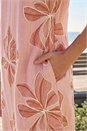 PINK Embroidered Floral Shift Dress, Image 4 of 4